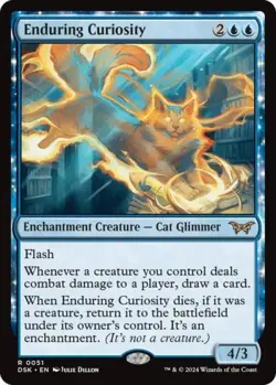 MTG English Enduring Curiosity NM Normal Duskmourn: House of Horror - Image 1
