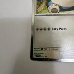 Snorlax SVP122 Cosmos Holo - S&V Promo Pokemon Card Near mint - Image 5