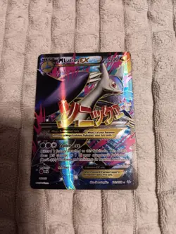 Mega Latios EX Full Art Holo Card 102/108 Roaring Skies 2015 Lightly Played  - Image 1