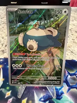 Snorlax SVP 051 Scarlet Violet 151 ETB Black Star Promo Card PokÃ©mon TCG NM - Image 1