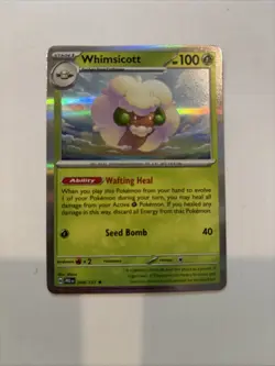 Whimsicott Evolutions PokÃ©mon TCG Card Rare Holo Prismatic 008/131 - Image 1