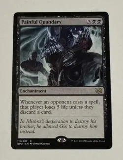 MTG Painful Quandary - The Brothers' War LP - Image 1
