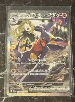 Cynthia's Garchomp ex 232/182 Sv10 Destined Rivals Holo Pokemon TCG Near Mint NM - Image 1