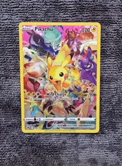 Pokemon Pikachu TCG Crown Zenith Holo Full Art Secret Rare Card 160/159 NM - Image 1