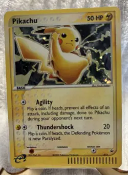 PokÃ©mon Pikachu Holo Rare Black Star Promo Card 012 - Image 1