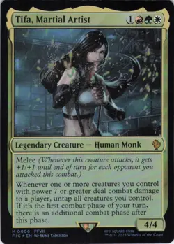 MTG Tifa, Martial Artist (6) | NM Foil | Commander: Final Fantasy (FIC) - Image 2