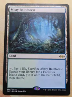 Misty Rainforest Modern Horizons 2 Regular MTG Magic Gathering TCG Fetch Land - Image 1