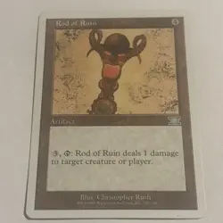 Rod of Ruin Classic MTG Core Set 6th Edition Regular - Image 1