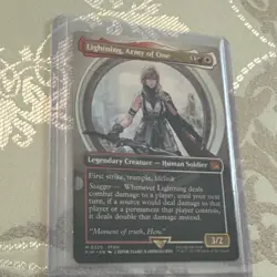 2025 MTG Final Fantasy Lightning, Army of One #0320 Borderless Non-foil NM - Image 3