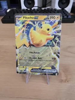 Pikachu ex 063/193 Paldea Evolved Double Rare Holo Pokemon TCG - Image 1