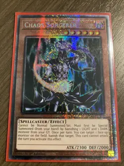 Yugioh Chaos Sorcerer MP25-EN019 1st Edition Starlight Rare NM  - Image 1