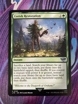 Entish Restoration (NM) The Lord of the Rings: Tales of Middle-Earth MTG - Image 1