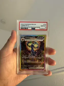 Pokemon 2025 Pre-EN Special Illustration Rare #161 Umbreon EX PSA 10 Gem Mint - Image 2