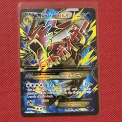 Pokemon Mega M Gyarados EX Full Art Ultra Holo Rare Card 115/122 Breakpoint - Image 1
