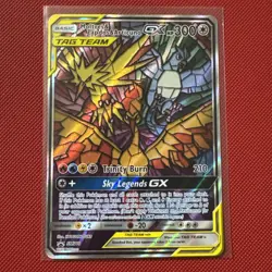 NM - Moltres & Zapdos & Articuno GX SM210 Hidden Fates ETB Promo - Pokemon Card - Image 1