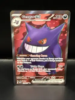 Pokemon Gengar EX Temporal Forces Ultra Rare Holo Card 193/162 Near Mint - Image 1