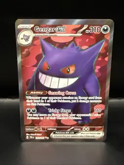 Pokemon Gengar EX Temporal Forces Ultra Rare Holo Card 193/162 Near Mint - Image 2