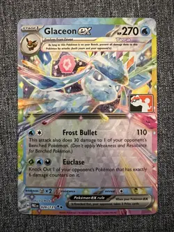 Glaceon ex 026/131 Play! PokÃ©mon Stamped Promo Card - Prize Pack Series 7 - Image 1