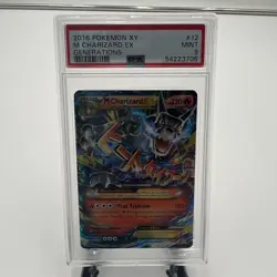 Pokemon Mega M Charizard EX Holo 2016 PSA 9, 12/83 Generations Ultra Rare - Image 1