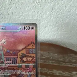 Mew ex SVP 053 Pokemon TCG Scarlet Violet 151 Black Star Promo Full Art Card - Image 2