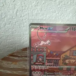 Mew ex SVP 053 Pokemon TCG Scarlet Violet 151 Black Star Promo Full Art Card - Image 3