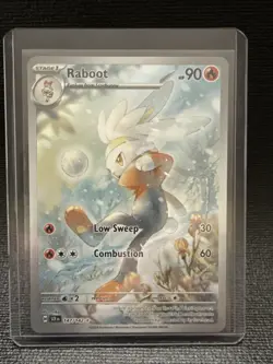 PokÃ©mon TCG Raboot Stellar Crown Holo Card 147/142 Sv07 - Image 1