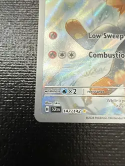 PokÃ©mon TCG Raboot Stellar Crown Holo Card 147/142 Sv07 - Image 6