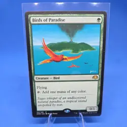 MTG Magic the Gathering Birds of Paradise (151/261) Dominaria Remastered - Mint - Image 1