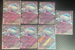 7 Jellicent Ex 045/086 White Flare Pokemon Cards All Mint Condition - Image 1