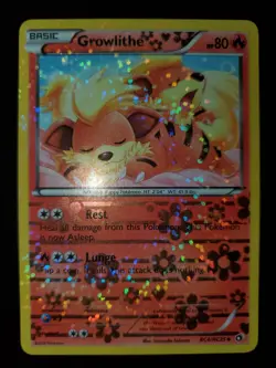 Growlithe RC4/RC32 Holo Pokemon TCG Legendary Treasures Radiant Collection Card - Image 2