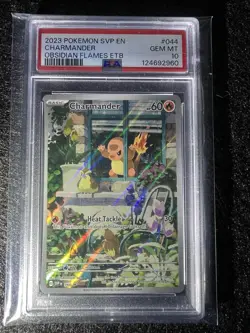 Pokemon Scarlet & Violet Obsidian Flames Charmander ETB Promo Card 044 PSA 10 - Image 7