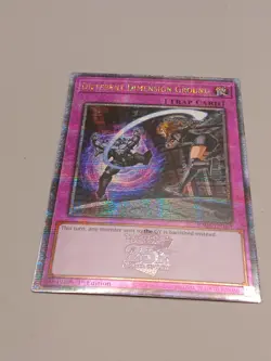 Different Dimension Ground Quarter Century Secret Rare RA04-EN101 Yugioh - Image 1