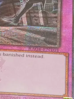 Different Dimension Ground Quarter Century Secret Rare RA04-EN101 Yugioh - Image 4