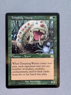 Tempting Wurm, Onslaught, Near Mint, MTG , Magic the Gathering - Image 1