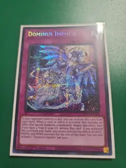 Yugioh! Dominus Impulse 2025 Mega-Pack MP25-EN116 Prismatic Secret Rare NM - Image 1