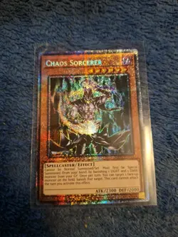 Yugioh Chaos Sorcerer MP25-EN019 1st Edition Starlight Rare NM  - Image 1