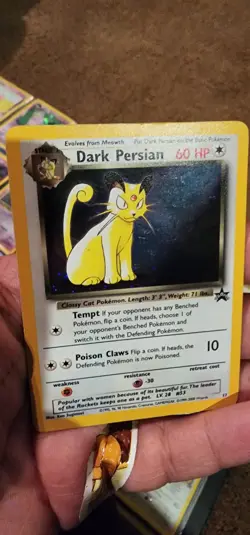 Dark Persian 17 Holo Black Star Promo WOTC Pokemon Card - Image 2