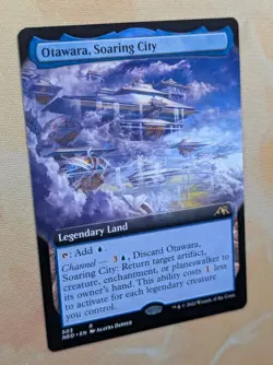 Kamigawa Neon Dynasty Otawara Soaring City Extended Art Magic The Gathering MTG - Image 3