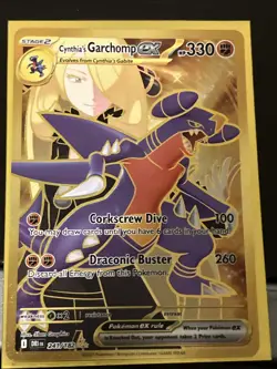 Pokemon TCG Cynthia's Garchomp EX 241/182 - Image 1