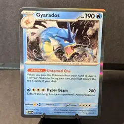 Pokemon TCG Gyarados 130/165 Sv: Scarlet & Violet 151 Holo NM - Image 1