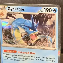 Pokemon TCG Gyarados 130/165 Sv: Scarlet & Violet 151 Holo NM - Image 2
