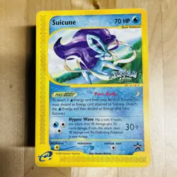 2002 Suicune 4Ever Black Star Promo 53 WOTC English eReader LP PokÃ©mon TCG Card - Image 1