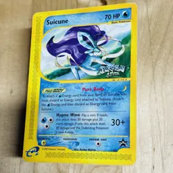 2002 Suicune 4Ever Black Star Promo 53 WOTC English eReader LP PokÃ©mon TCG Card - Image 2