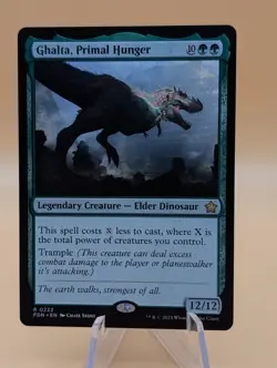 MTG: Ghalta, Primal Hunger | Non Foil | Magic Foundations | Pack Fresh NM | - Image 1
