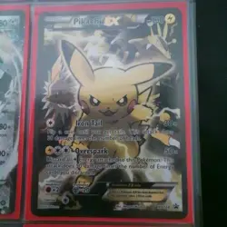 PokÃ©mon Pikachu EX XY124 Black Star Promo 2016 Holo Card TCG - Image 2