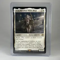 Rosa, Resolute White Mage Final Fantasy 0555 Regular MTG NM - Image 1