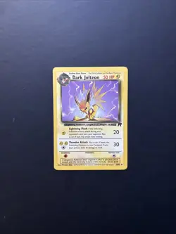 Dark Jolteon Unlimited Team Rocket 38/82 2000 WOTC Pokemon - Image 1