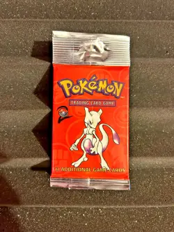 Pokemon Trading Card Game Booster Pack Base Set 2 Mewtwo Art - WOTC 2000 NEW - Image 1