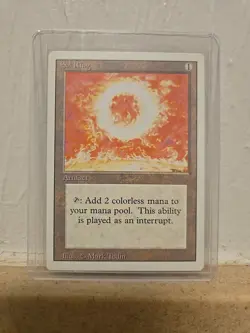 Magic the Gathering Sol Ring Revised Edition Artifact Card Never Played/NM - Image 1