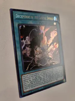 Deception of the Sinful Spoils MP25-EN113 Secret Rare Yugioh 2025 Mega Pack LP - Image 2